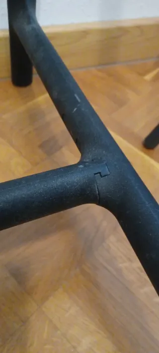 Burro perchero Ikea negro metal