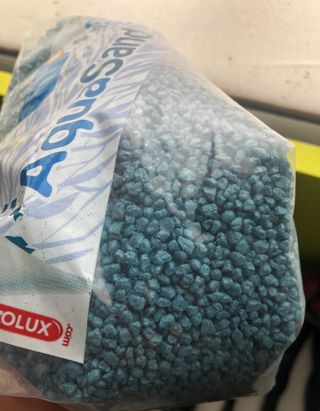 Grava Decorativa Zolux AquaSand Azul 1kg