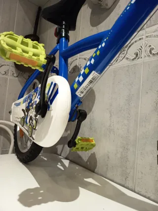 Bici infantil paseo azul