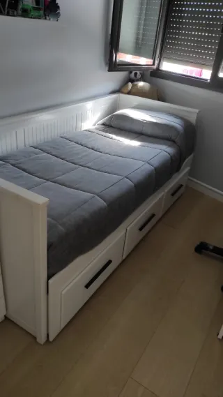 Cama dormitorio con cajones