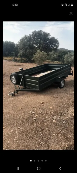 Remolque el cajón mide 3m x 2metros