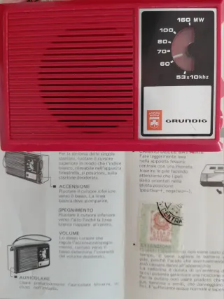 Grundig Micro Boy 60 Radio Vintage Nuova Collezion