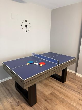 Mesa Comedor Billar Ping Pong Madera Metal