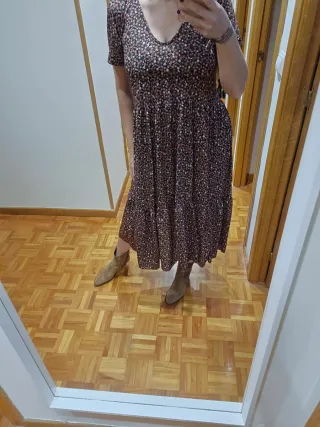 Vestido floral Pull&Bear Talla M