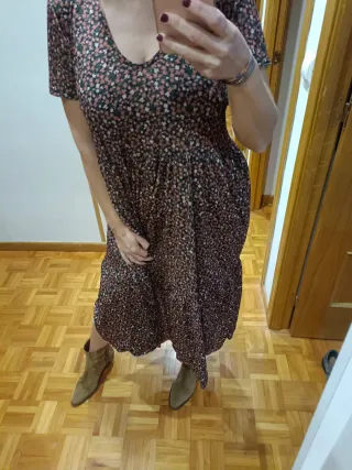 Vestido floral Pull&Bear Talla M