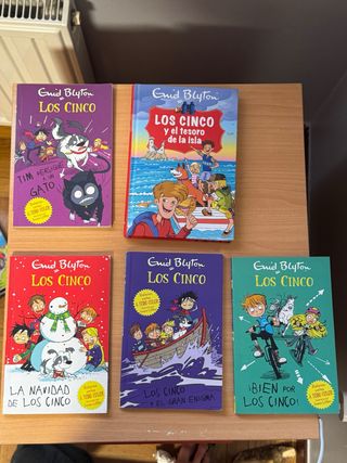colección libros los cinco