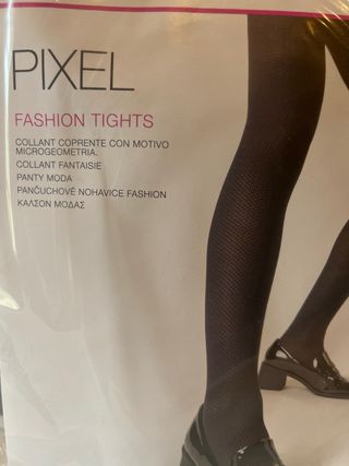 Panty Negro Fantasía Talla S/M Golden Lady. pack 2