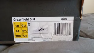 Adidas CrazyFlight 5 Zapatillas Blancas