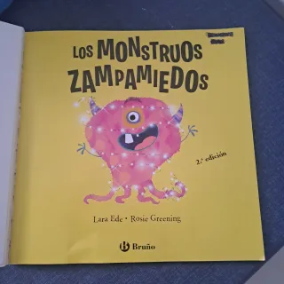 Cuento y Peluche Monstruos Zampamiedos