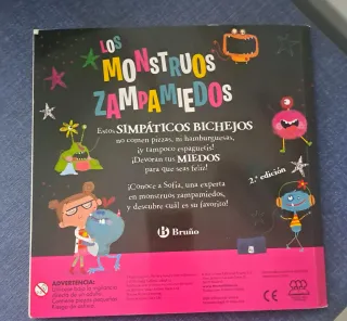 Cuento y Peluche Monstruos Zampamiedos