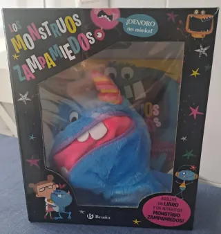 Cuento y Peluche Monstruos Zampamiedos