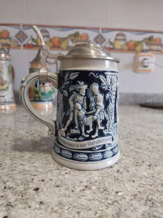 Jarra Cerveza Vintage Alemania Cerámica