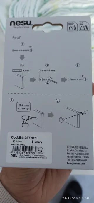 4 Tiradores Negros Redondos Leroy Merlín