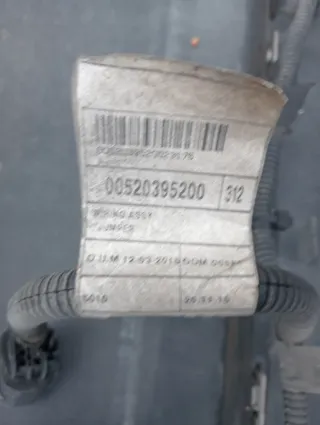 Parachoques Trasero Fiat 500 Blanco