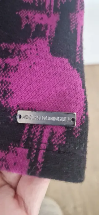 Jersey Adolfo Dominguez XS Morado Negro