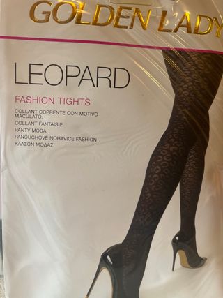 Medias Golden Lady Leopard Talla 2/3 S/M