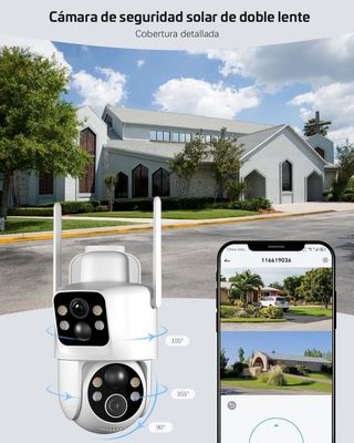 ¡¡-37%!! | COCOCAM 2K - Cámara Vigilancia Exterior