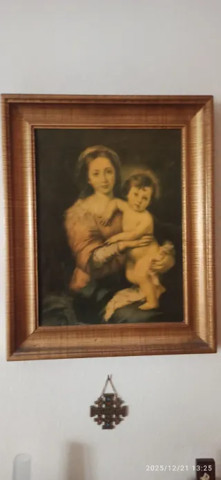 Cuadro Virgen con Niño Murillo
