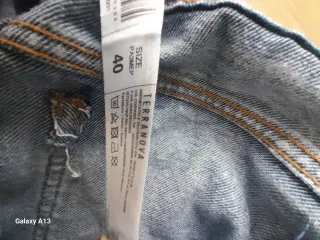 Jeans cargo ragazza blu