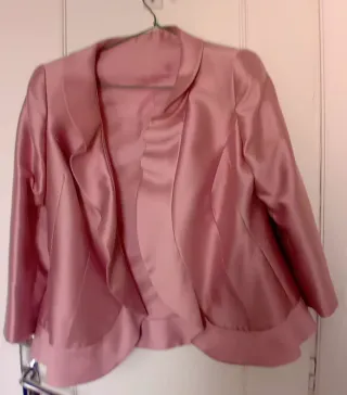 Corpiño y chaqueta Isabel Legina seda T44