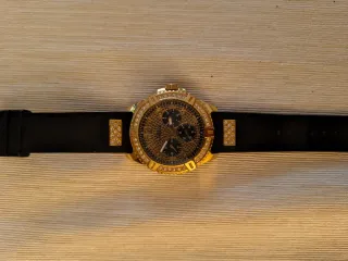 Reloj Guess Frontier W1132G1 Dorado Negro