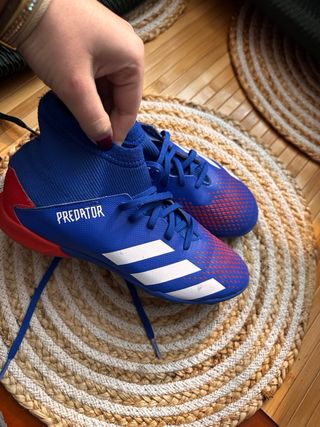 Adidas Predator Botas Fútbol Azul/Rojo