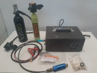 2 Botellas de Buceo mas Compresor OXSEA.