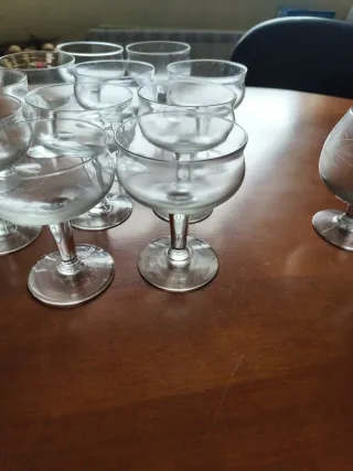 11 Copas de Cava de Cristal