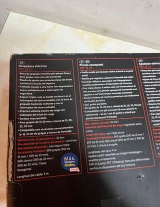 Grapadora Clavadora electrica Parkside