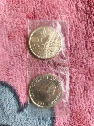 2 Monete Argento 2000 Peseta 1994