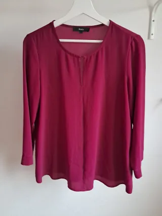 Blusa manga larga Festa morada