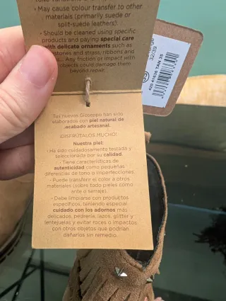 Botines Gioseppo niña piel marrón T35