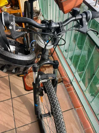 Bicicleta Rockrider Decathlon Rodado 26 color gris