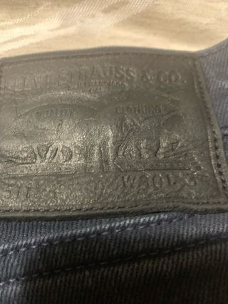 Pantalón vaquero de hombre,Levis negro Talla 30 34