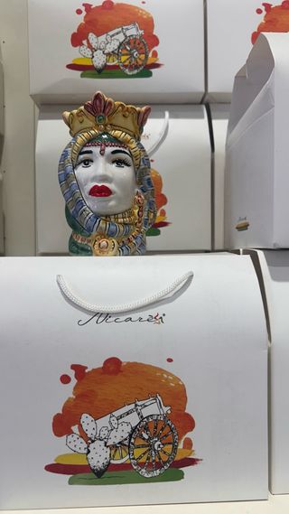 Testa di Moro Ceramica Multicolor