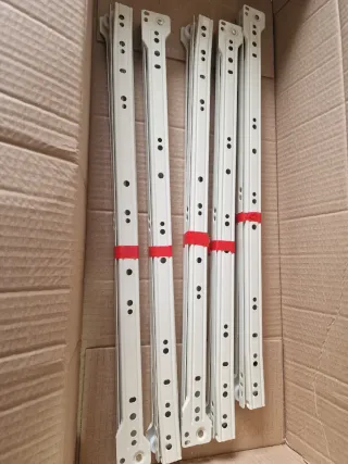 5 rieles para cajones 50 cm
