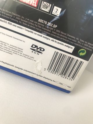 PlayStation 2 Los 4 Fantásticos PAL