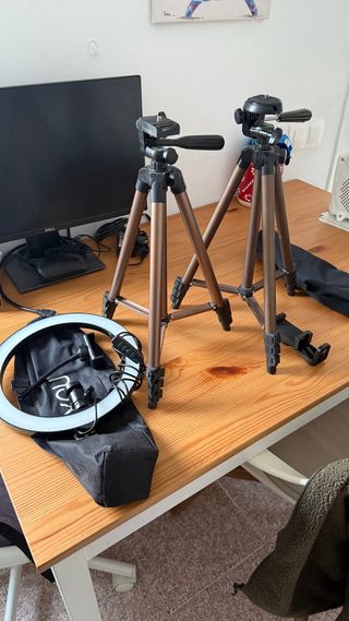 Peyou Aro de Luz y Trípode para Teléfono