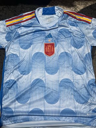 Camiseta Selección España Adidas Azul