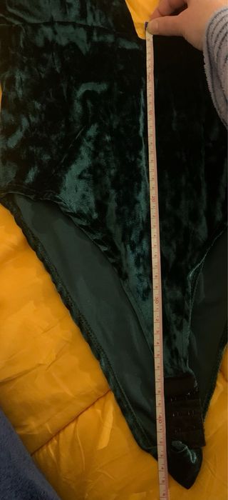 Body terciopelo verde