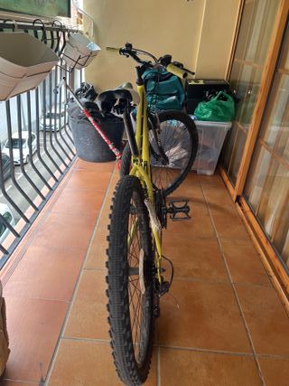 Bicicleta Montaña Amarilla