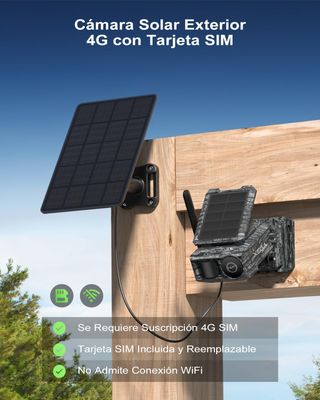 CAMARA SOLAR 4G LTE XEGA FOTOTRAMPEO