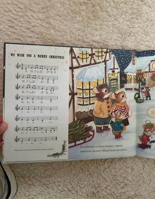 Canciones de Navidad. Libro musical: 8 melodías...