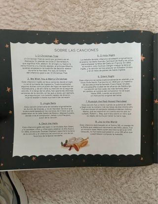 Canciones de Navidad. Libro musical: 8 melodías...