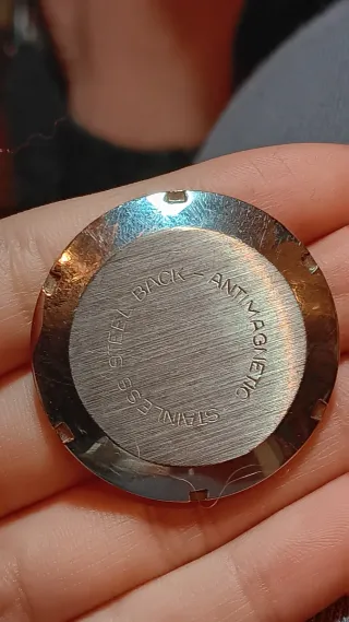 Reloj Electra Automático Antichoc platiado