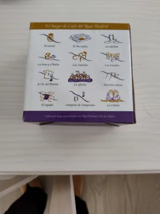 Juego Tazas Café Real Madrid Morado