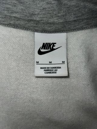 Sudadera Nike Gris con Cremallera