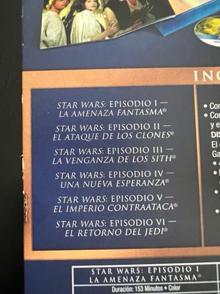 Star Wars Saga Completa Blu-ray