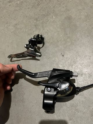 Desviador y Mando Shimano Tourney