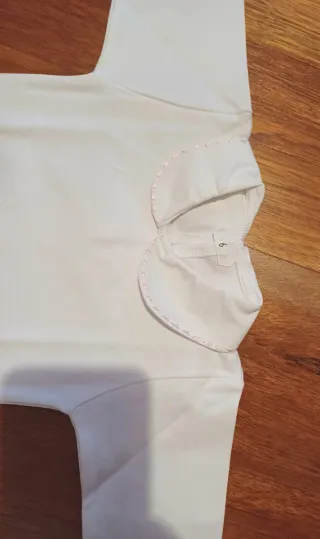 Body bebé manga larga cuello Peter Pan